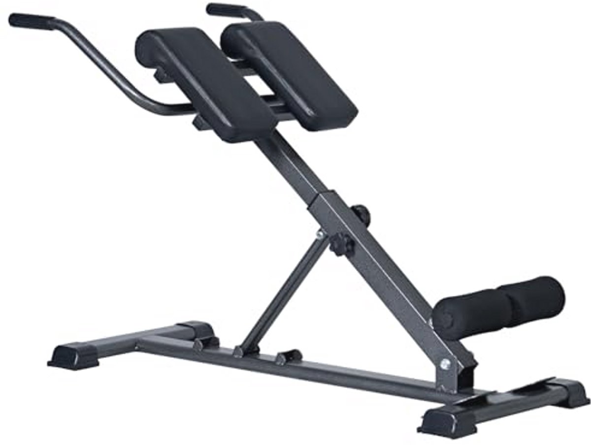 Verstelbare Hyperextensiebank voor Hamstring - Opvouwbare Trainingsapparatuur voor Thuisgym