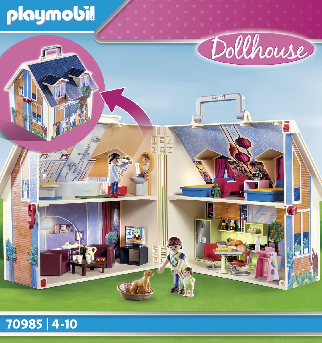 PLAYMOBIL Dollhouse Mijn meeneempoppenhuis - 70985 — afbeelding 5