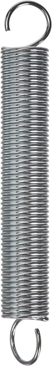 Trekveer verzinkt staal – werkbelasting 6 kg – buitendiameter 15 mm – draaddiameter 1,5 mm – lengte 110 mm