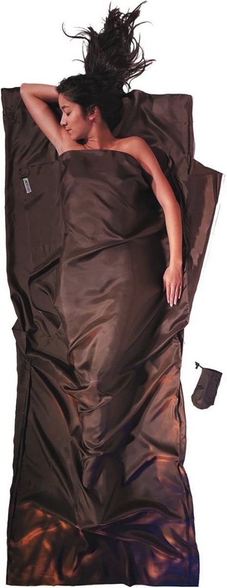 Unisex Reiskussen van Zijde - Mummyslaapzak Inleg van 86 x 35 Inch