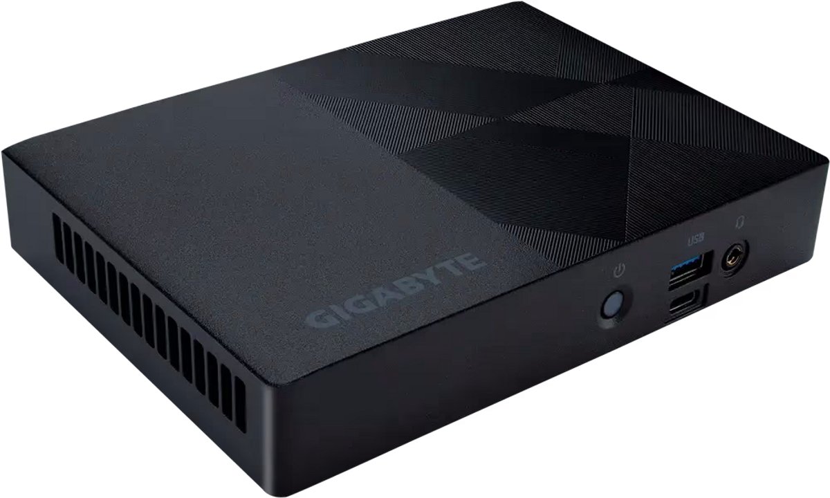 Gigabyte BRIX GB-BNIP-N100 - Barebone - mini-PC 1 x N-series N100 tot 3.4 GHz - RAM 0 GB - UHD Graphics 750 - Gigabit Ethernet, 2.5 Gigabit Ethernet, IEEE 802.11ax (Wi-Fi 6)
