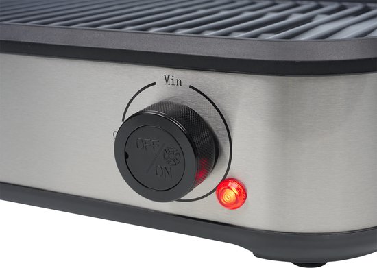 Princess Table Chef Purify - 103215 - Tafel BBQ - 35 x 21 cm - Tafelgrill en Barbeque met Luchtfiltersysteem - Ingebouwde Afzuiging - Tot 260 Graden - PFAS Vrij -1800 W van Merkloos — afbeelding 2