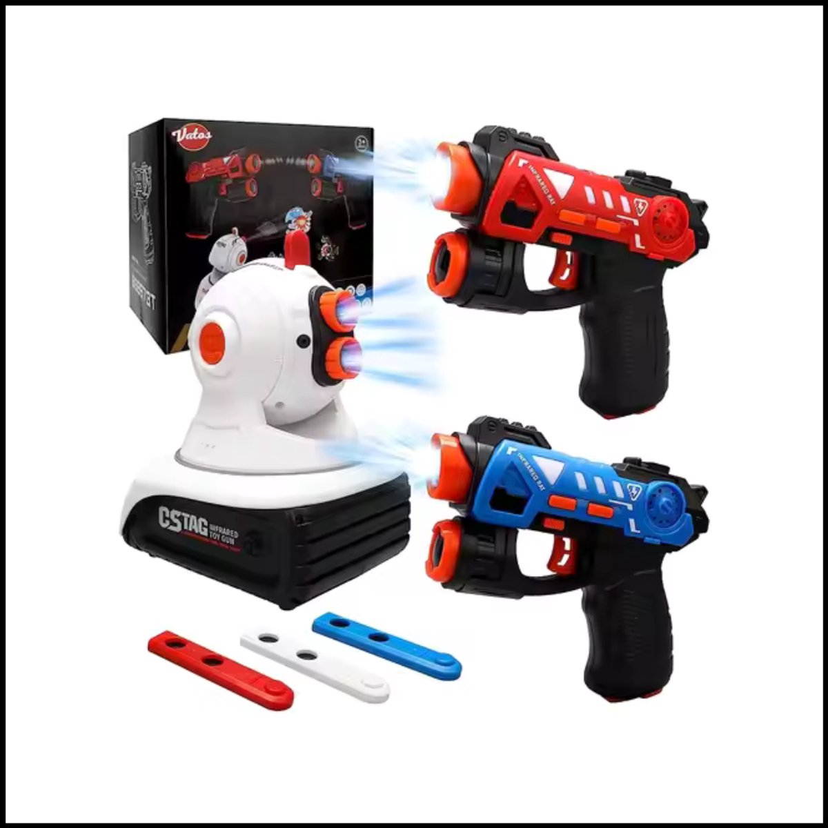 Projector Laser Tag Set – UFO, Eend & Dinosaurus Schietspel – Mini Pistool Guns – Indoor Battle Game – Kinderen Geschenken