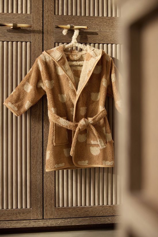 Jollein Badjas - 100% Badstof - 1-2 jaar - Jacquard - Teddy Bear van Merkloos — afbeelding 5