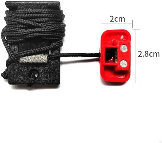 Foto: Loopbandmagnetische veiligheidssleutel geschikt voor de meeste loopbanden