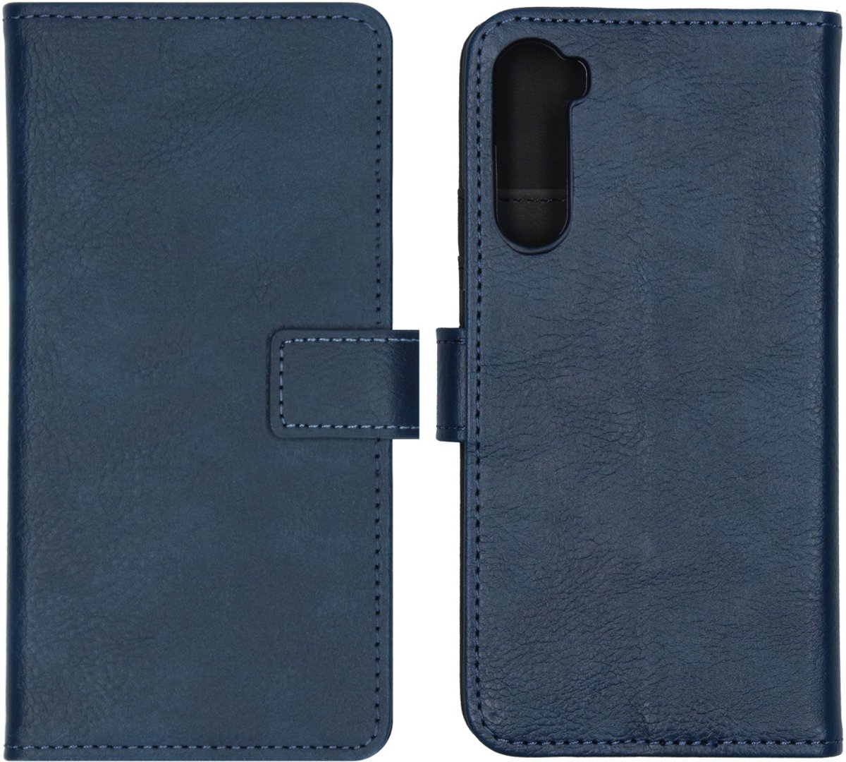 imoshion Hoesje - Geschikt voor OnePlus Nord - Luxe Bookcase - Donkerblauw