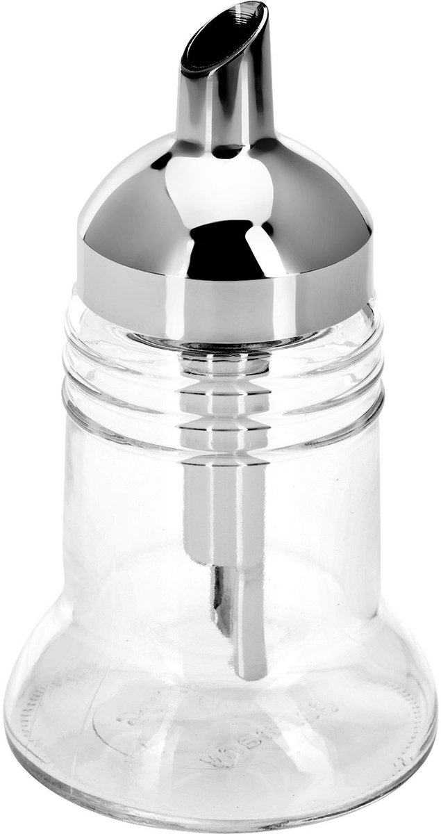 Westmark Suikerdispenser, Capaciteit: 150 ml, Glas/Plastic, Verchroomd, Paris-chroom, Transparant/Zilver, 634322E1