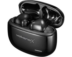 VolkanoX VXT200S Oortjes Draadloos - Draadloze Oordopjes - Active Noise Cancelling - Bluetooth - Waterbestendig - Zwart