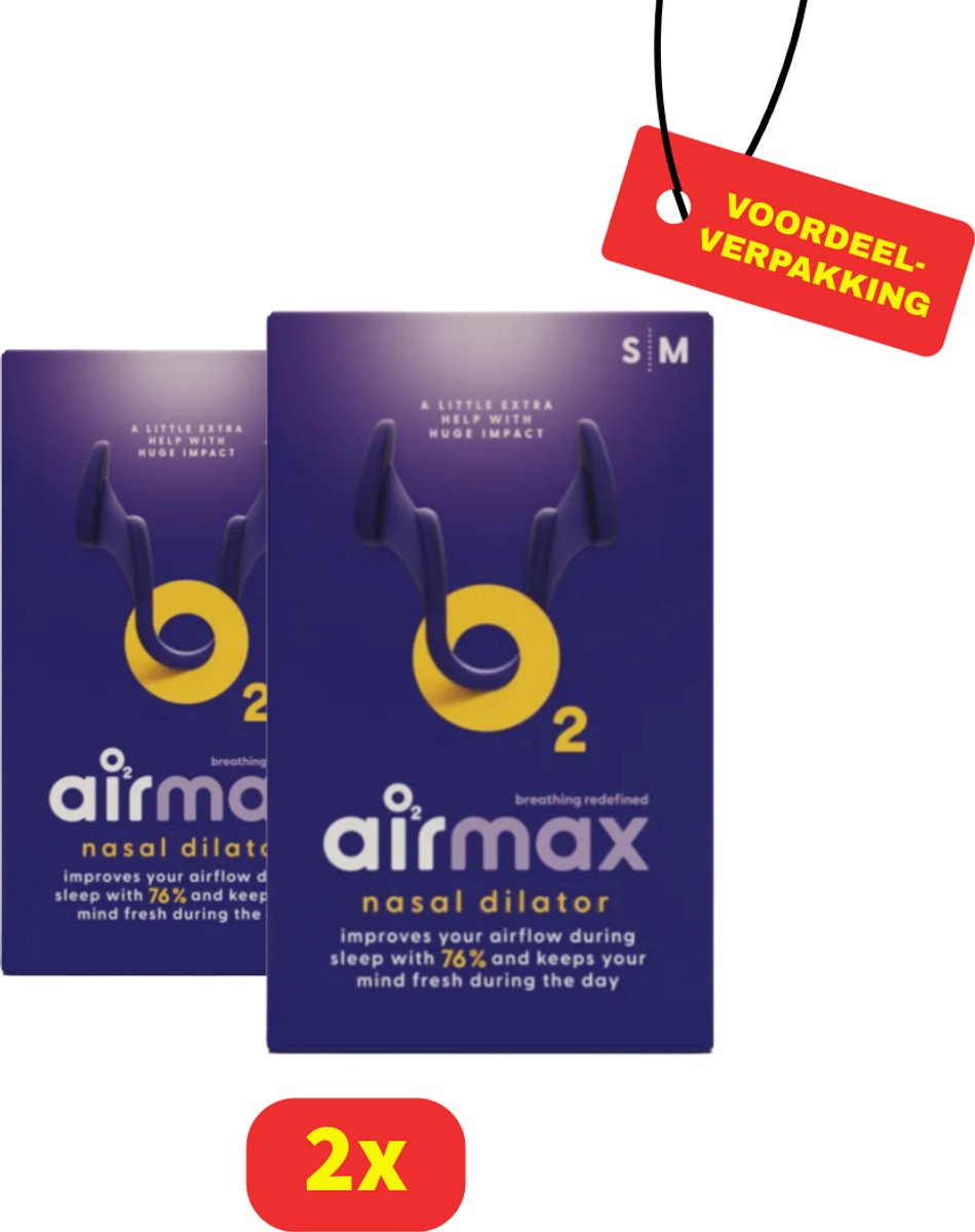 Airmax Anti Snurkers Small + Medium - 2 x 2 stuks - Voordeelverpakking