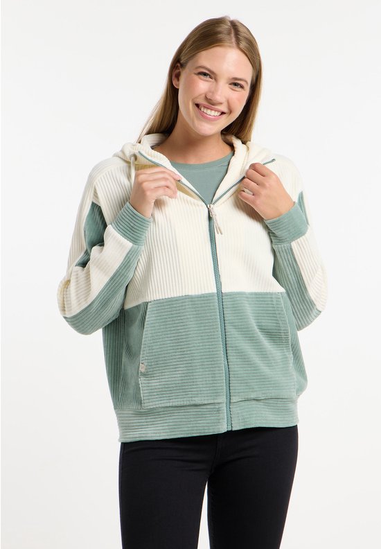 Ragwear Yba Intl Sotfshelljas voor dames, overgangsjas met teddyfleece capuchon, XS-6XL, XL