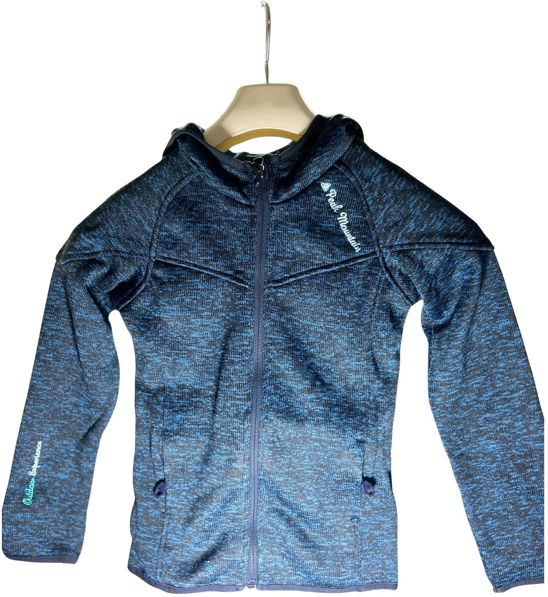 Fleece sweater voor meisjes Peak Mountain Fatora Blauw