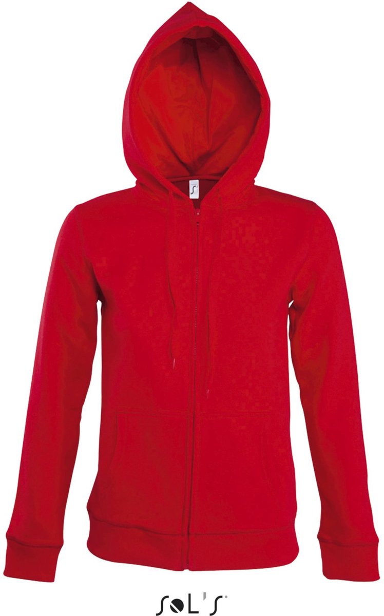 SOL’S Women´s Hooded Zipped Jacket Seven L479 Rood