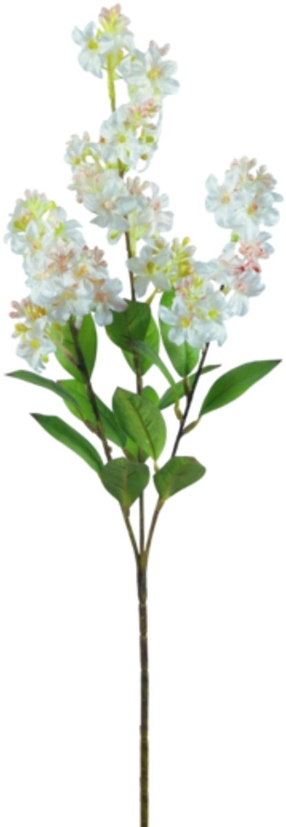 4 stuks Kunstbloem Ligustrum wit 64 cm