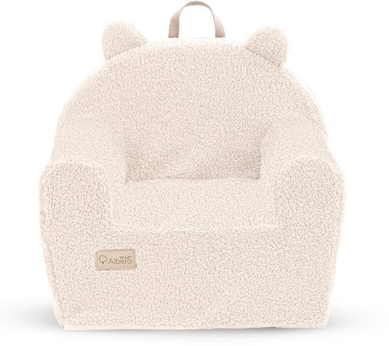Albero Mio Teddy Boucle Vanille Kinderfauteuil - Kindersofa - Kinder Fauteuil - Kinderfauteuils - Peuterstoeltje van Albero Mio — afbeelding 4