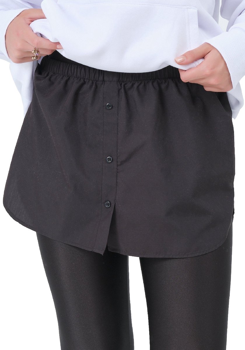 Blackrock blouse extender - onderrokken voor dames - Katoen - verlengstuk onderrok - zwart - M