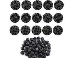 Goods - Bio Poreuze Filter Bal - Vijver - 100 Stuks - Poreuze Filter Media - Aquarium - Biochemische Bal - Water Filter Materiaal - Katoen - Geschikt voor Vijver Aquarium - Bio Ballen voor Aquarium Vijver Vistank