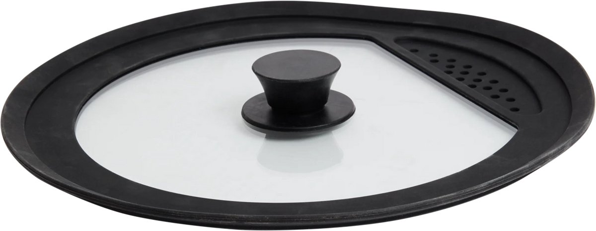 Glazen pannendeksel / Anti-spatdeksel -  24, 26, 28 cm - Rond