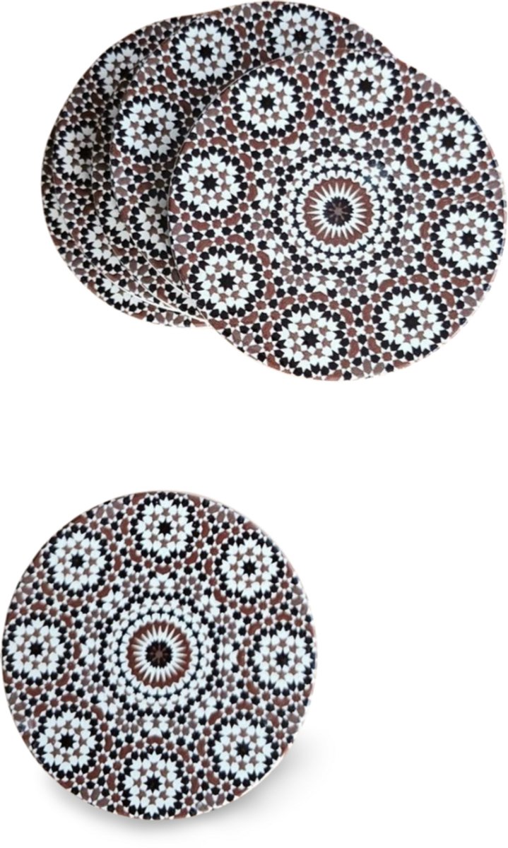 Moroccan Mirage- Onderzetter-Rond