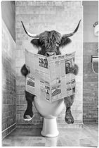 Reinders Poster Highlander Toilettes - 91,5x61 cm - Papier