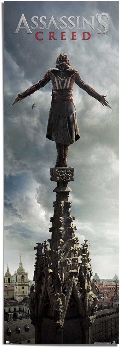 REINDERS Poster Assassins Creed - 158 x 53 - Papier - REINDERS zwart