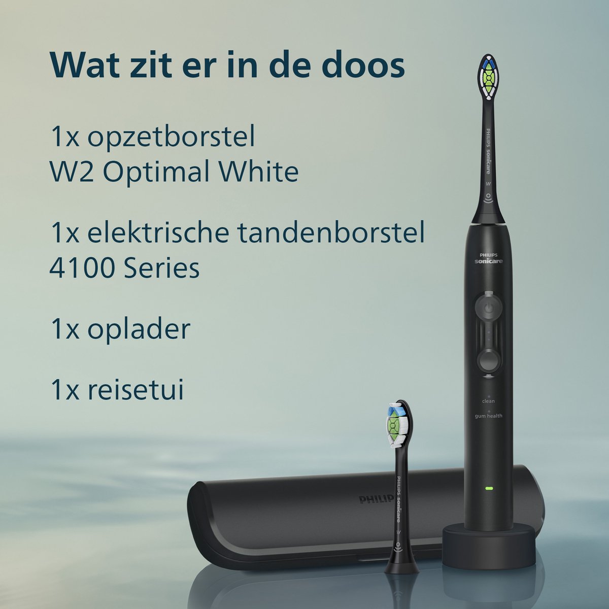 Philips Sonicare 4100 Series - Elektrische Tandenborstel - Zwart thumbnail 5