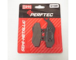 Remblokken Perftec voor Motor CH racing 50 Wxm Sm 2005 tot 2007 achteraan Nieuw