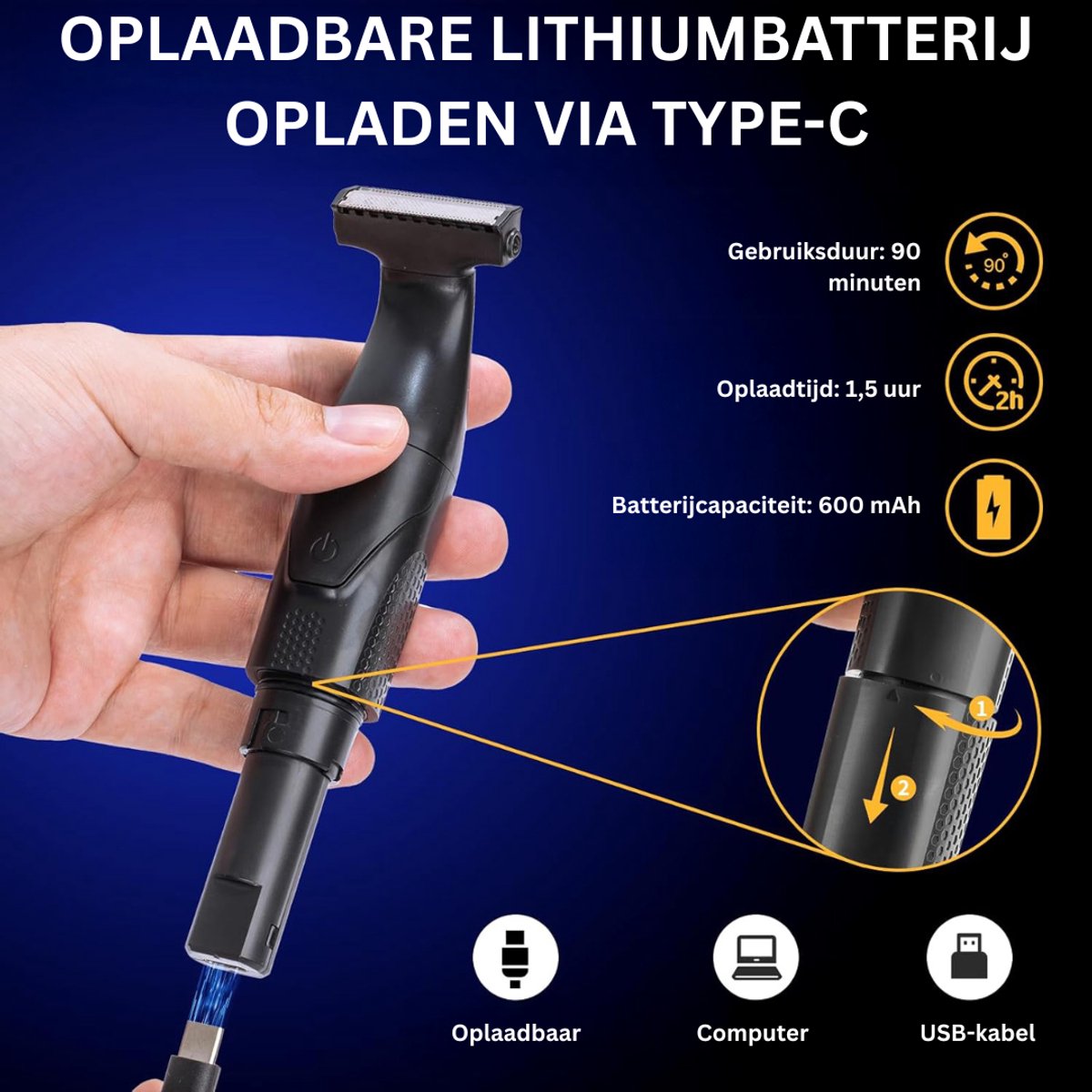 Bodygroomer Mannen - Scheerapparaat - Baardtrimmer - Body Trimmer Heren