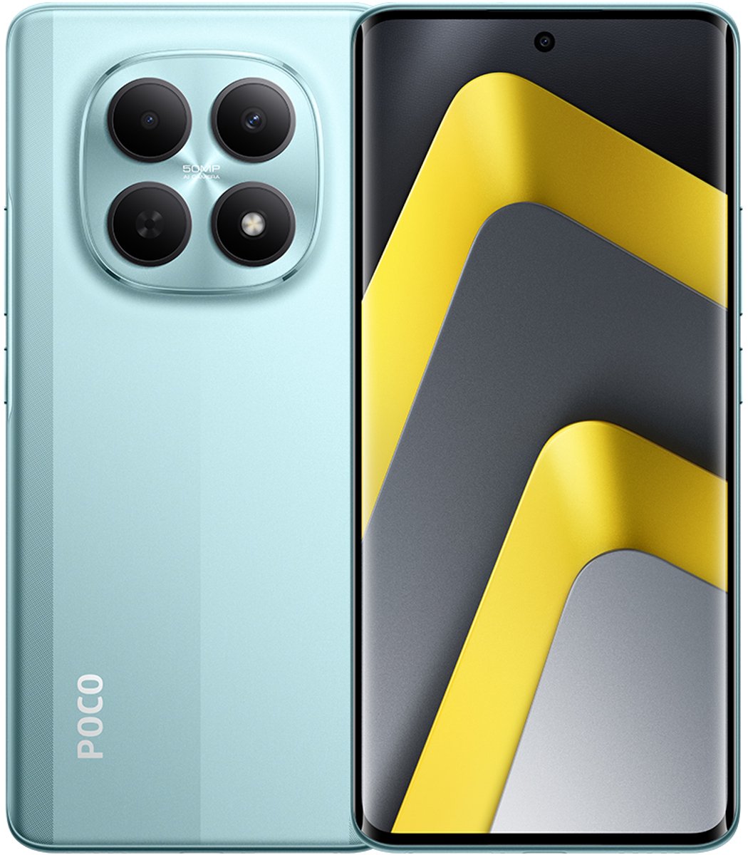 Xiaomi POCO M8 5G - 8GB/512GB - Groen - 6.77 inch AMOLED - 50MP AI Camera - 5520 mAh Accu