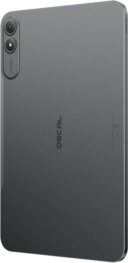 OSCAL Pad 200 Tablet - 24GB RAM - 128GB ROM - 13.4 Inch Full HD - 8300mAh AI Tablet - Android 16 - Met Toetsenbord(QWERTY), Beschermhoes, Muis, Stylus - Zwart