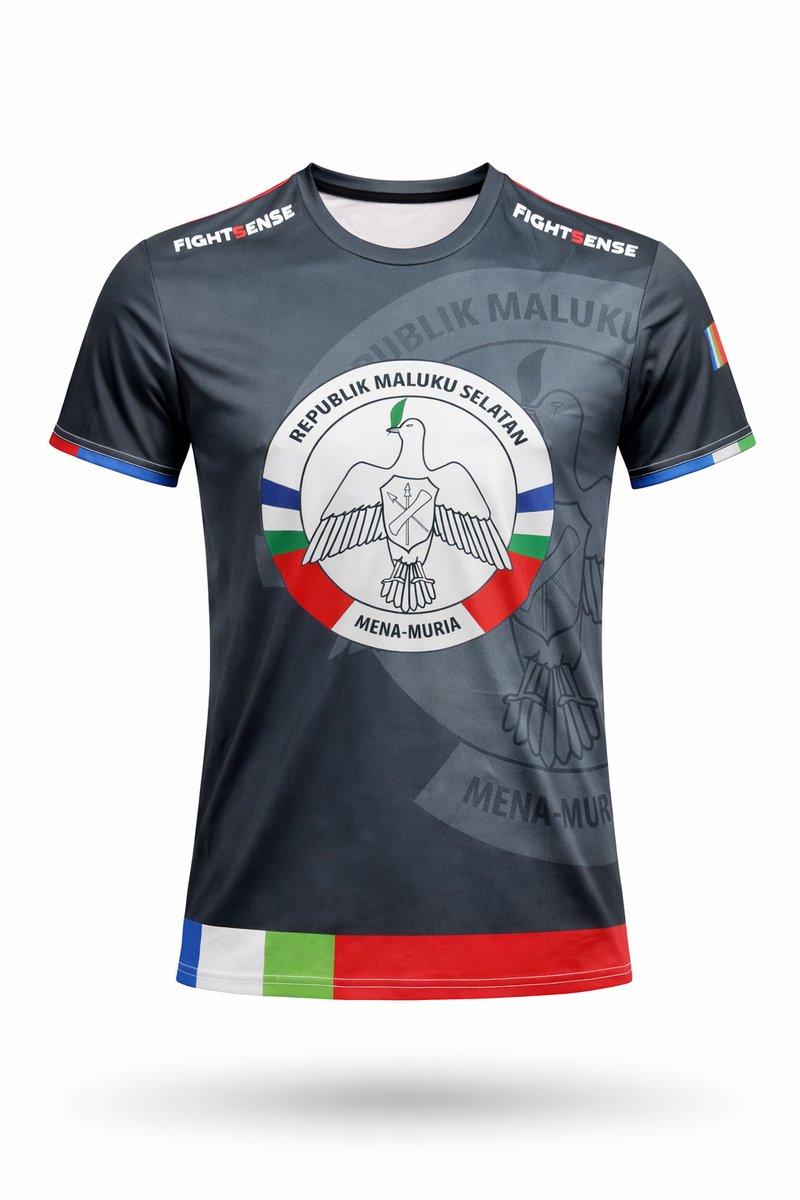 FightSense Maluku RMS Performance T-Shirt Unisex – Ademend & Sneldrogend Sportshirt - MAAT L