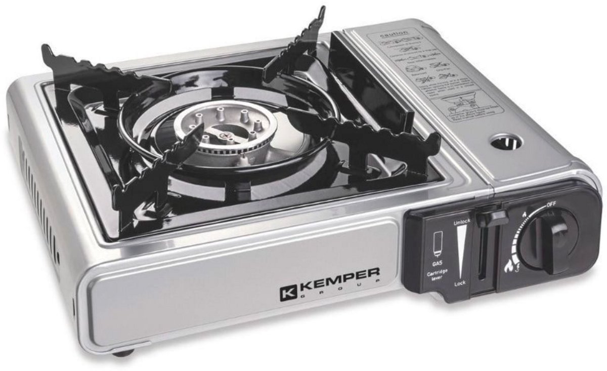 Kemper Draagbaar gaskooktoestel - ideaal voor noodpakket - 73647