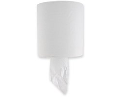 Poetspapier per rol (2-laags cellulose) - Poetsrol - Papier, Handdoekjes - Handdoekrol, Midi rollen, Papieren rollen, schoonmaak papier, hygiene papier, poetsrol snel absorberend, stevige papier