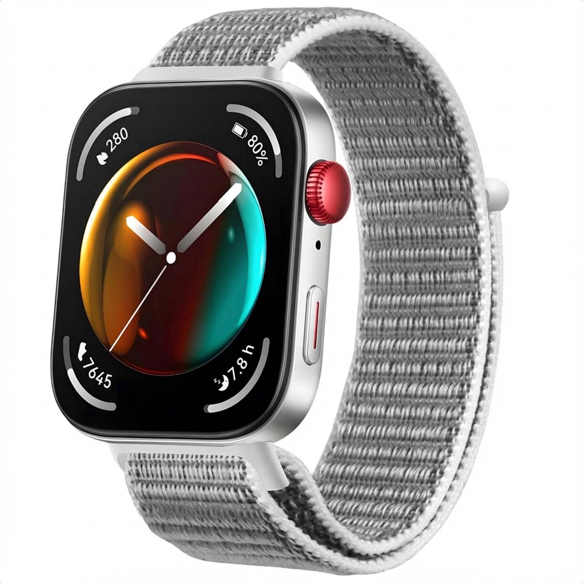 Nylon bandje - Geschikt voor Huawei Watch Fit 4 / 4 Pro - Seashell