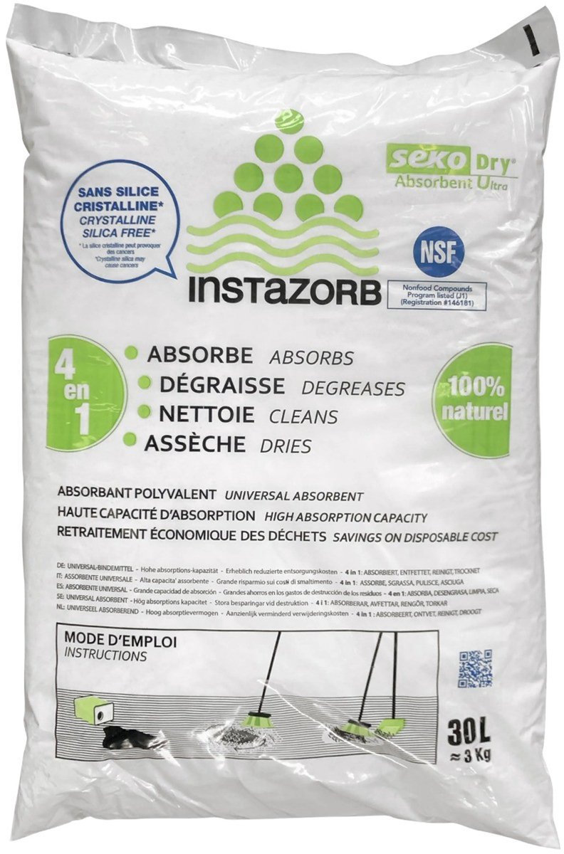INSTAZORB Absorptiekorrels 30 liter ZAK - 3kg