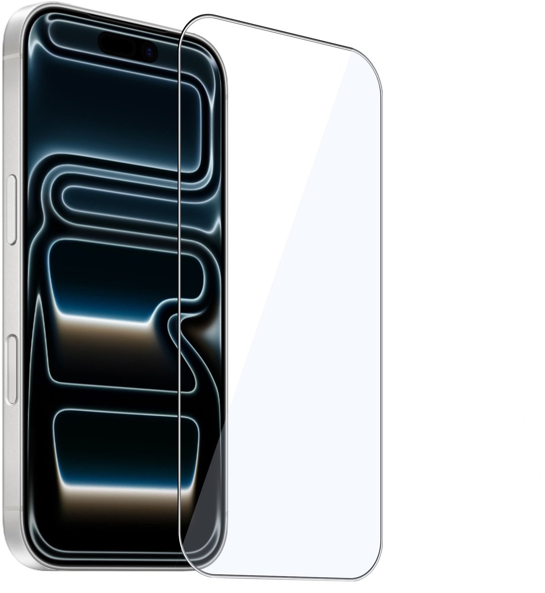 TechNow Screenprotector geschikt voor Apple iPhone 17 Pro Max Screenprotector - Mat - Gehard Glas - Rounded - Proteqt+