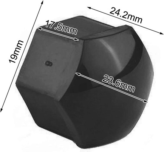 Auténtico Capuchón De Válvula Para Mercedes Benz Estilo Negro B66472002 Set De 4