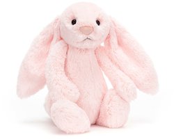 Jellycat Knuffels - Bashful Pink Bunny - Roze - Konijn - Knuffel - 31 cm - Voor alle leeftijden