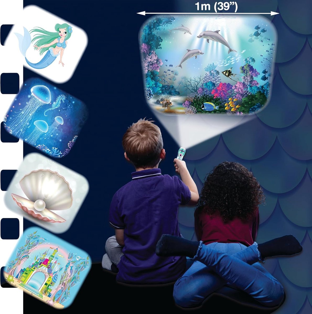 Brainstorm - Mermaid Torch and Projector - zaklamp zeemeermin – foto 2