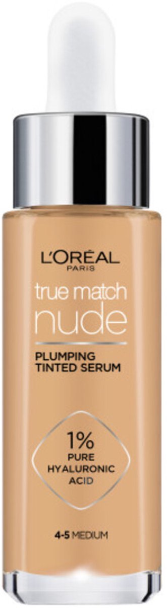 L'Oréal True Match Nude Getint Serum 4-5 Medium - 3 x 30 ml - Voordeelverpakking