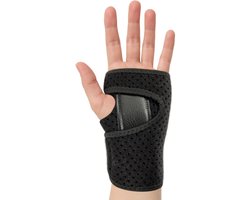 Trebin Polsbrace Rechts - Pols Brace Carpaal Tunnel Syndroom - Polsbrace Overbelasting - One Size - Zwart