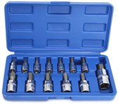 Retoo Steeksleutelset, dopsleutels, 46-delig, mechanische gereedschapsset, moeren, maten, moerset, ratelkast en bitset voor reparatie thuis en doe-het- zelf, universeel, blauw Retoo Steeksleutelset, dopsleutels, 46-delig, mechanische gereedschapsset, moeren, maten, moerset, ratelkast en bitset voor reparatie thuis en doe-het- zelf, universeel, blauw