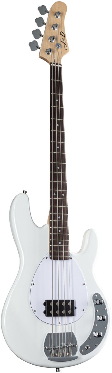 J & D MMB II Bass White - Elektrische basgitaar