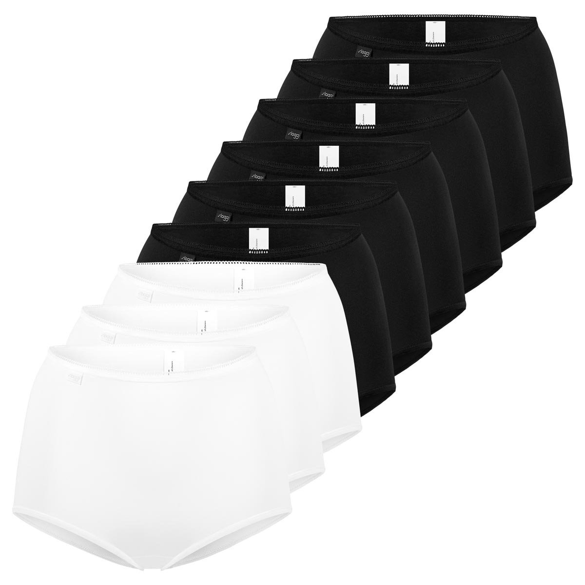 sloggi Dames maxi slip 9 pack 24/7 Microfibre