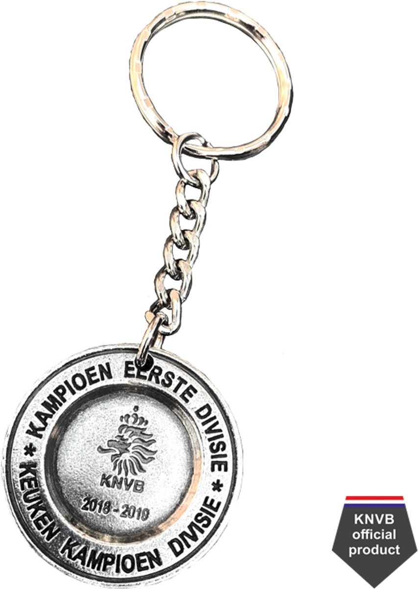 Sleutelhanger Kampioensschaal KeukenKampioenDivisie 18/19 - Fc Twente - Fc Twente Kampioen - Voetbal - Officieel KNVB product - Fc Twente Artikelen - Supporter Fc Twente - Twente Artikelen