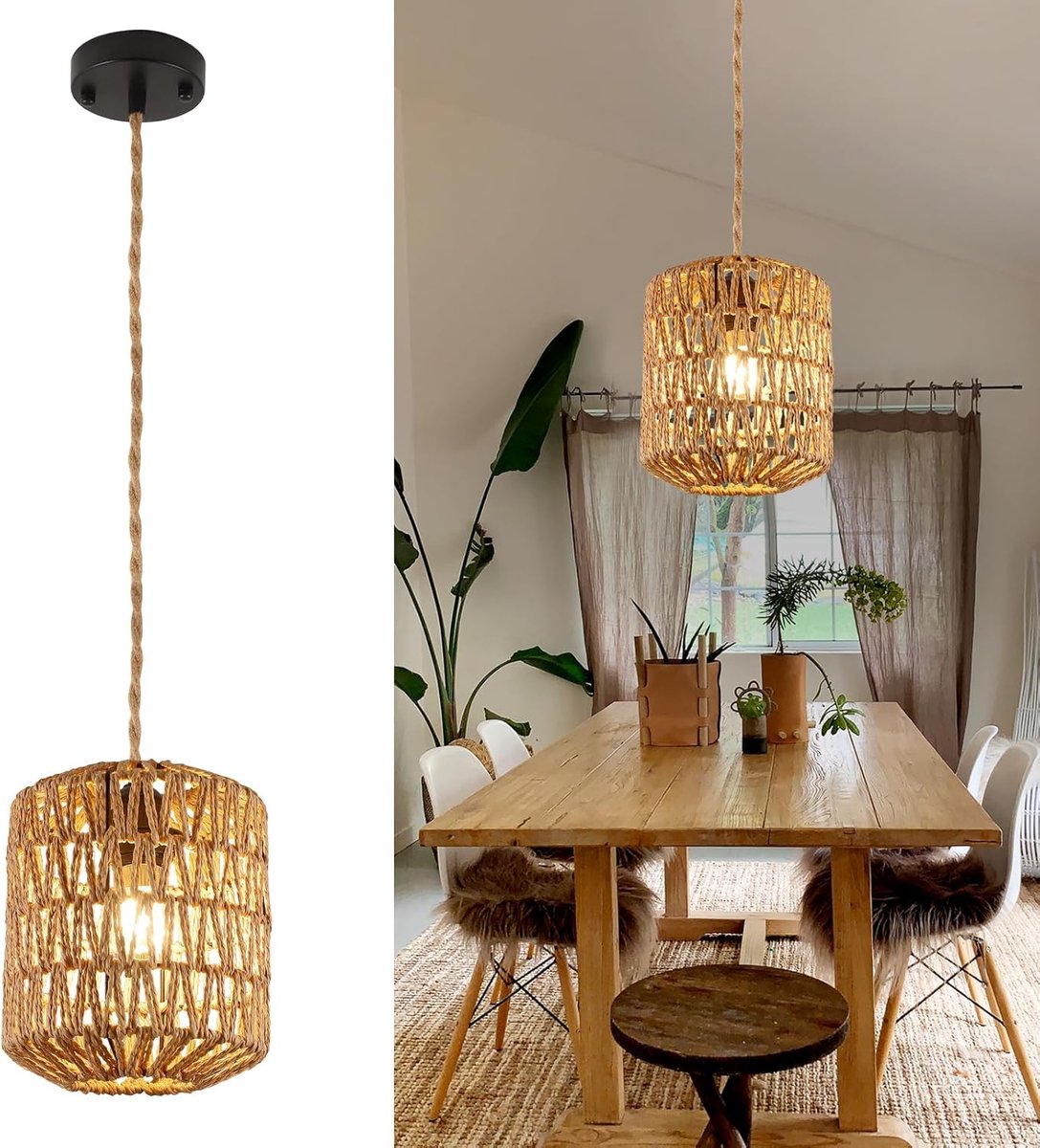Rotan Hanglamp - Bamboe Plafondlamp - Rieten Wandlamp