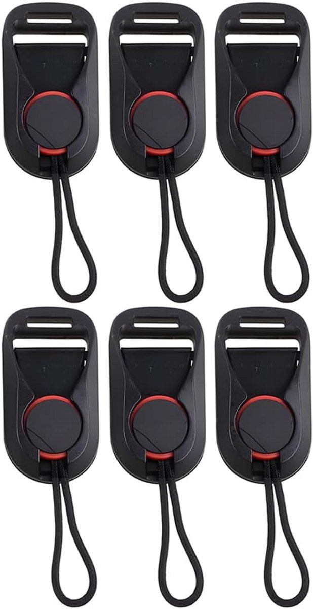 Set van 6 Snelsluitingen voor Camera Riem Universele Adapter voor DSLR/SLR Camera's