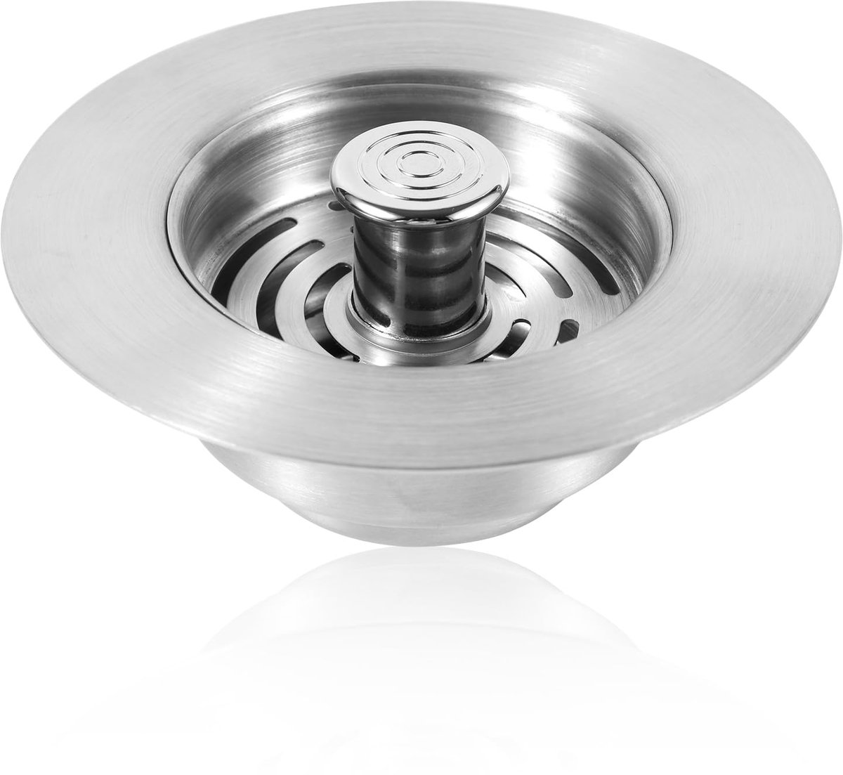 3 in 1 gootsteenafvoerzeef, anti-verstopping, opklapbare gootsteenafvoerzeef, badkamergootsteenstopzeef, snelle afvoerplug voor standaard 9 cm afvoer