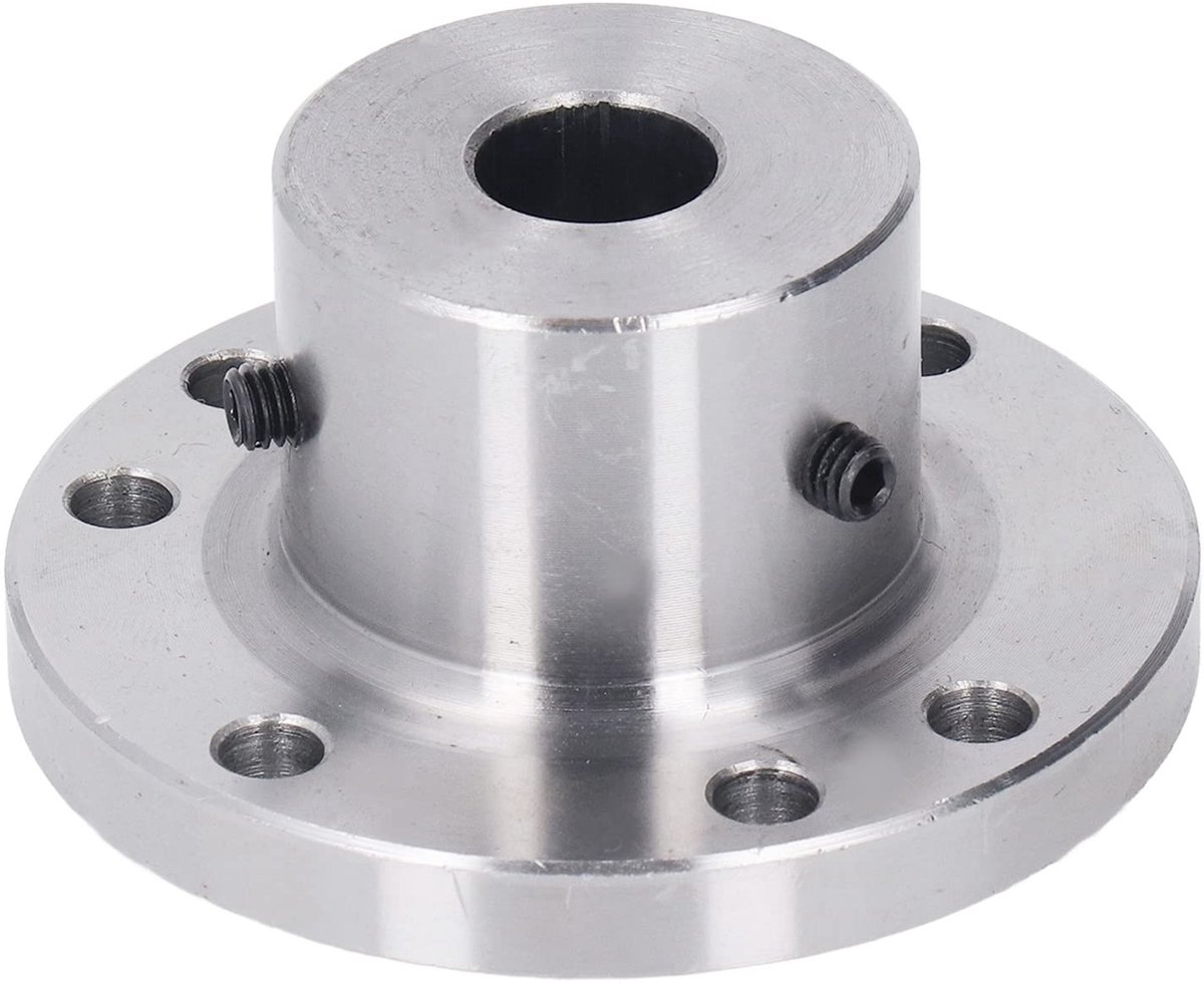 Chuck voorplaat, metalen flenskoppeling Stevig voor K11 80 K72 80(25 mm / 1,0 inch)