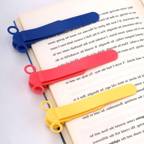 3 automatische bladwijzers, slimme siliconen bladwijzers voor het lezen