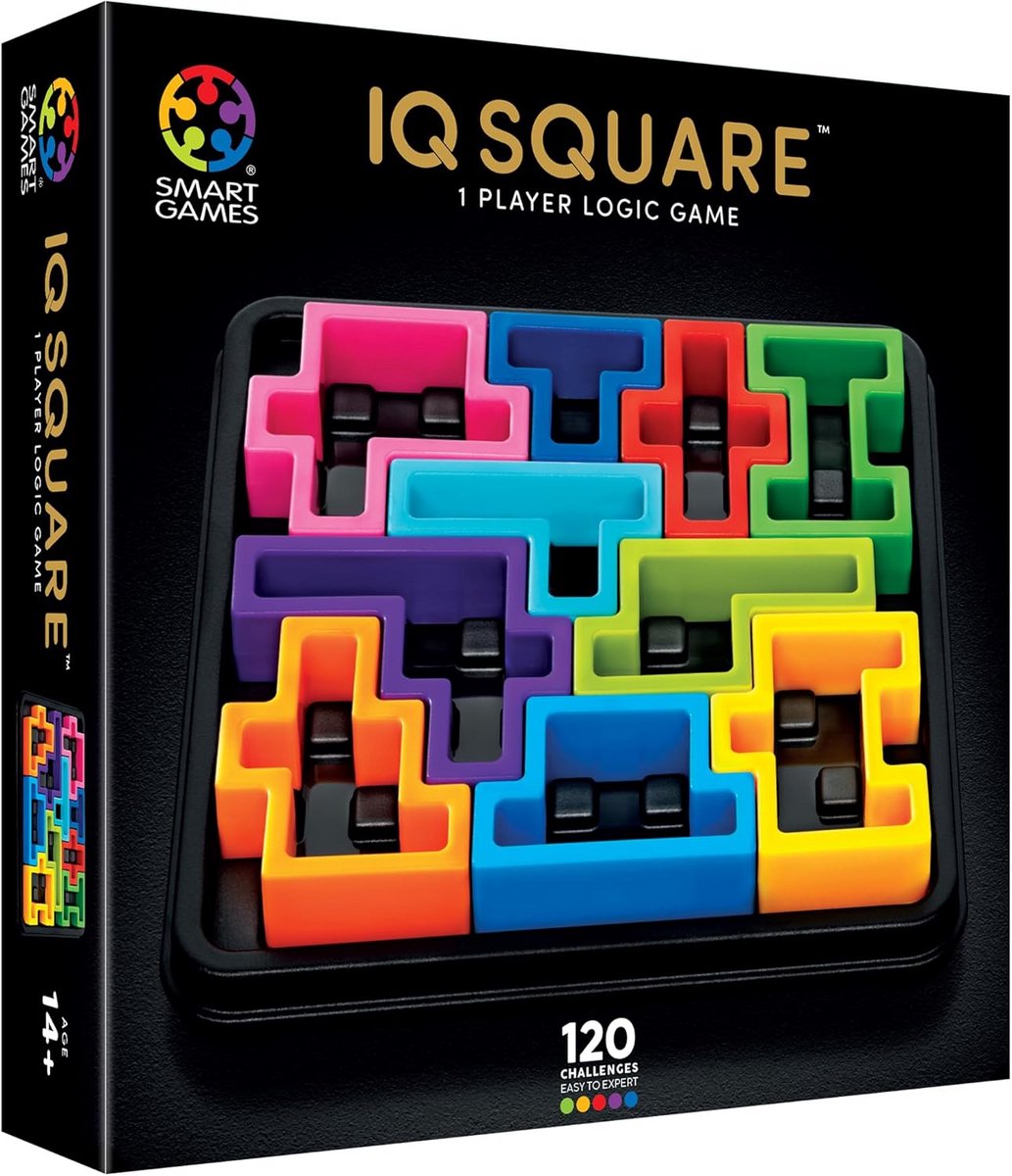 Vierkant Logisch Denkspel - Uitdagend IQ Puzzelspel voor Volwassenen en Kinderen
